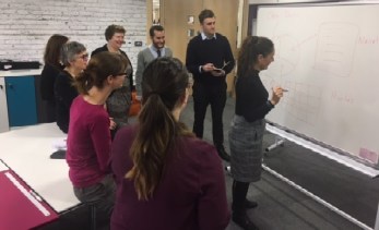 Picture of Caren and her team