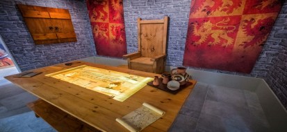 image of the prince's chamber at criccieth castle