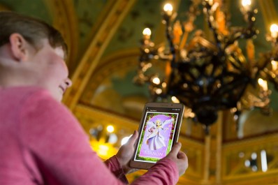 visitor using the Fairies game