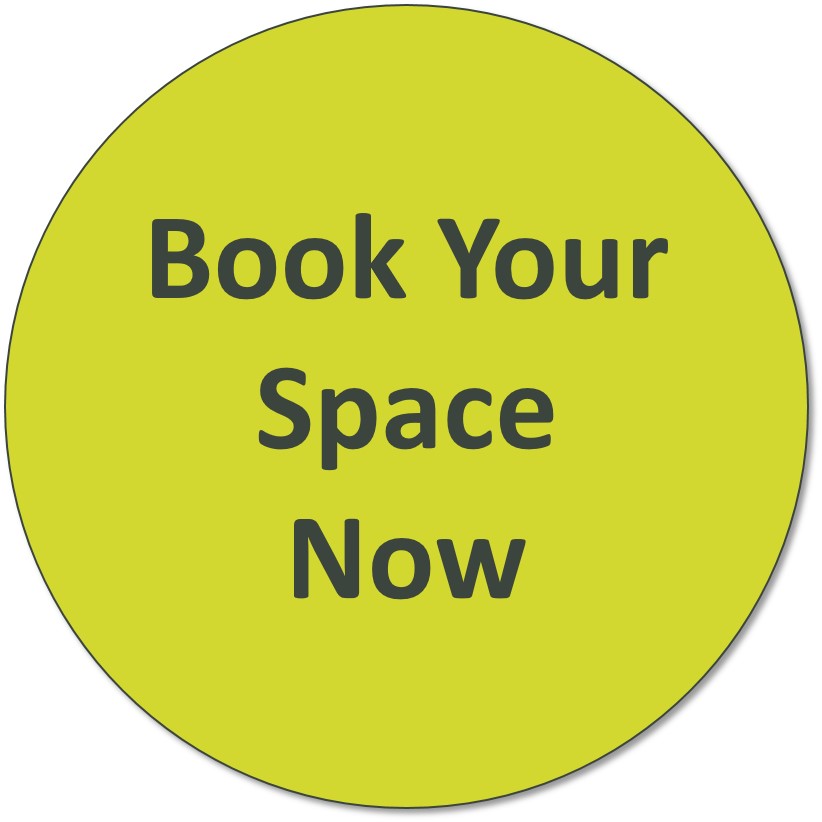 'Book your space now' image