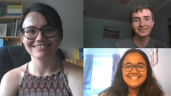 Niamh, Dylan, and Yasmin